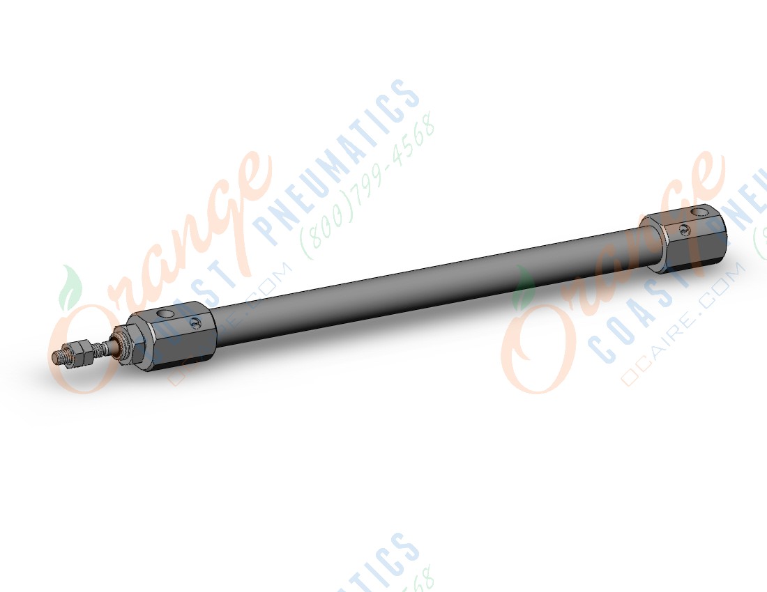 SMC CDJ2B10-125AZ-B cyl, round body, dbl act, CJ2 ROUND BODY CYLINDER