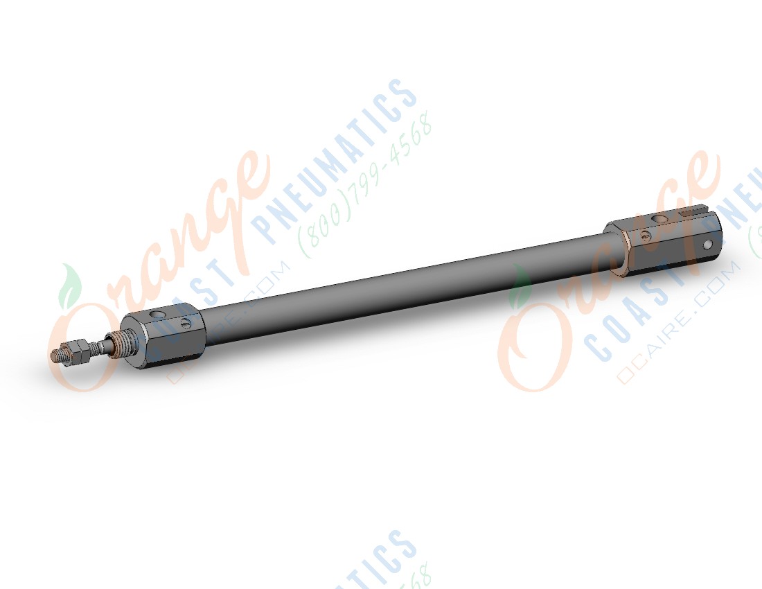 SMC CDJ2D10-125AZ-B cyl, rnd body, d/clvs, d/act, CJ2 ROUND BODY CYLINDER