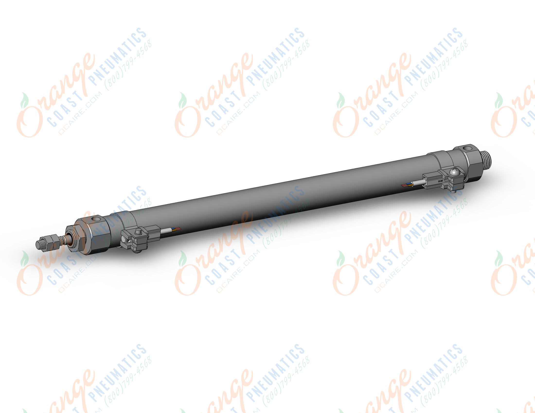 SMC CDJ2E16-200Z-M9NM-B cyl, rnd body, d/side based, CJ2 ROUND BODY CYLINDER