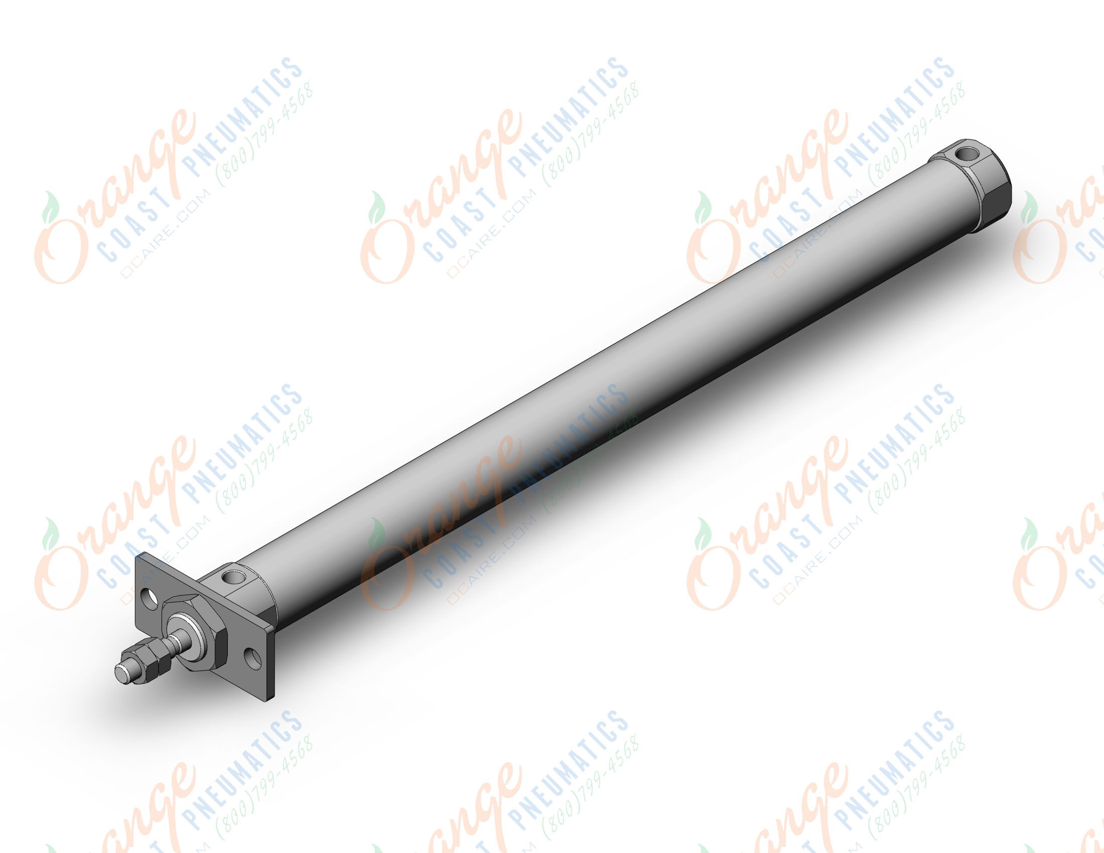SMC CDJ5F16SR-200-B cyl, stainless steel, band mt, CJ5 STAINLESS STEEL CYLINDER