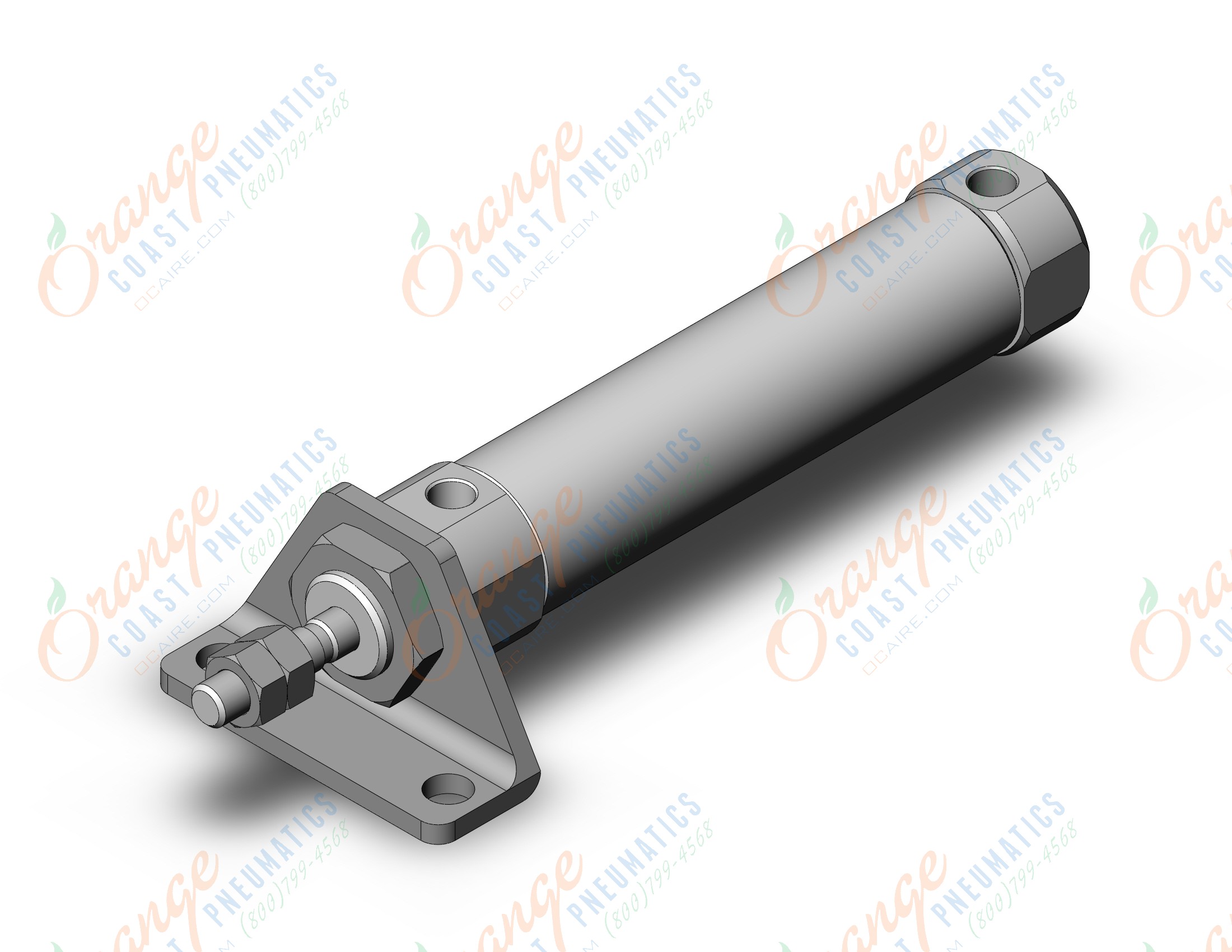 SMC CDJ5L16SR-45-B cyl, stainless steel, band mt, CJ5 STAINLESS STEEL CYLINDER