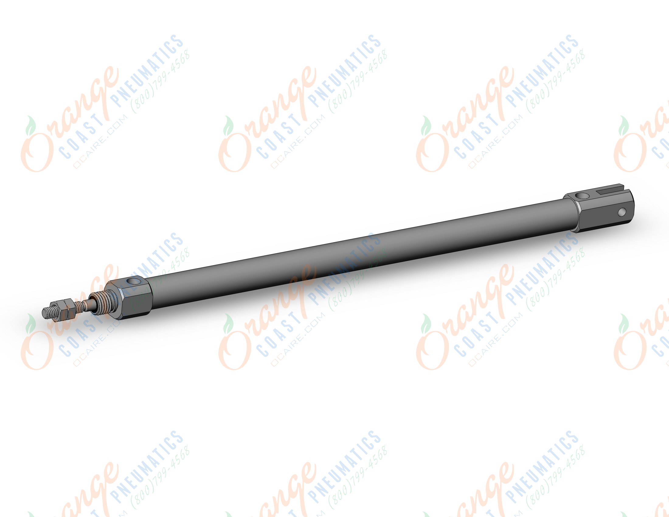 SMC CJ2D10-150Z cyl, rnd body, d/clvs, dbl act, CJ2 ROUND BODY CYLINDER