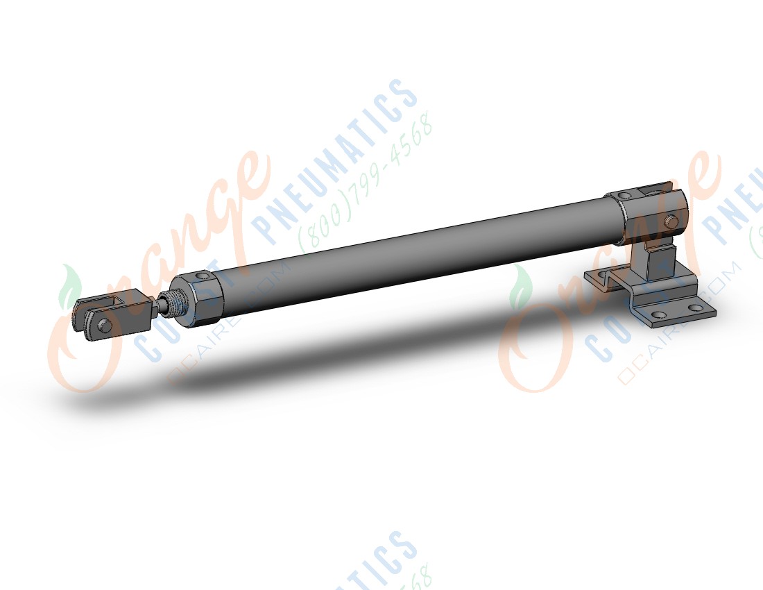 SMC CJ2D16-150Z-NW-XB7 cyl, rnd body, d/clvs, CJ2 ROUND BODY CYLINDER