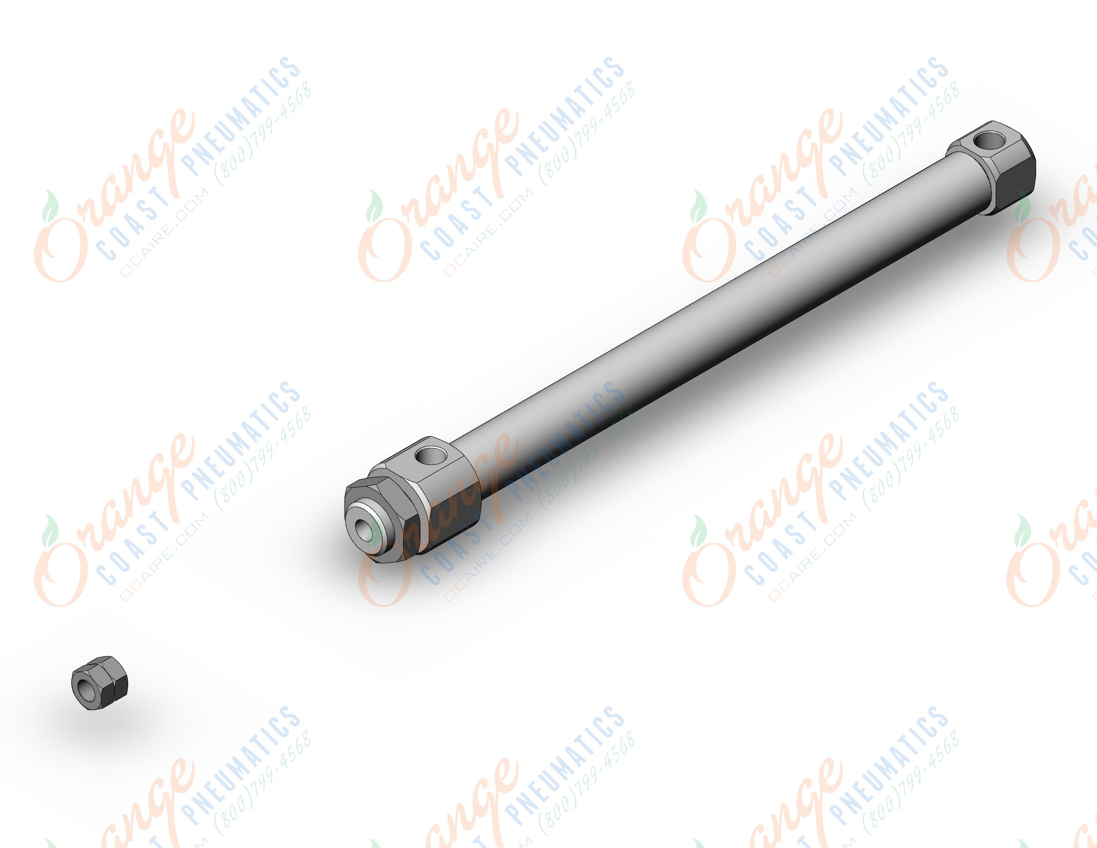 SMC CJ5B10SV-100 cyl, stainless steel, CJ5 STAINLESS STEEL CYLINDER