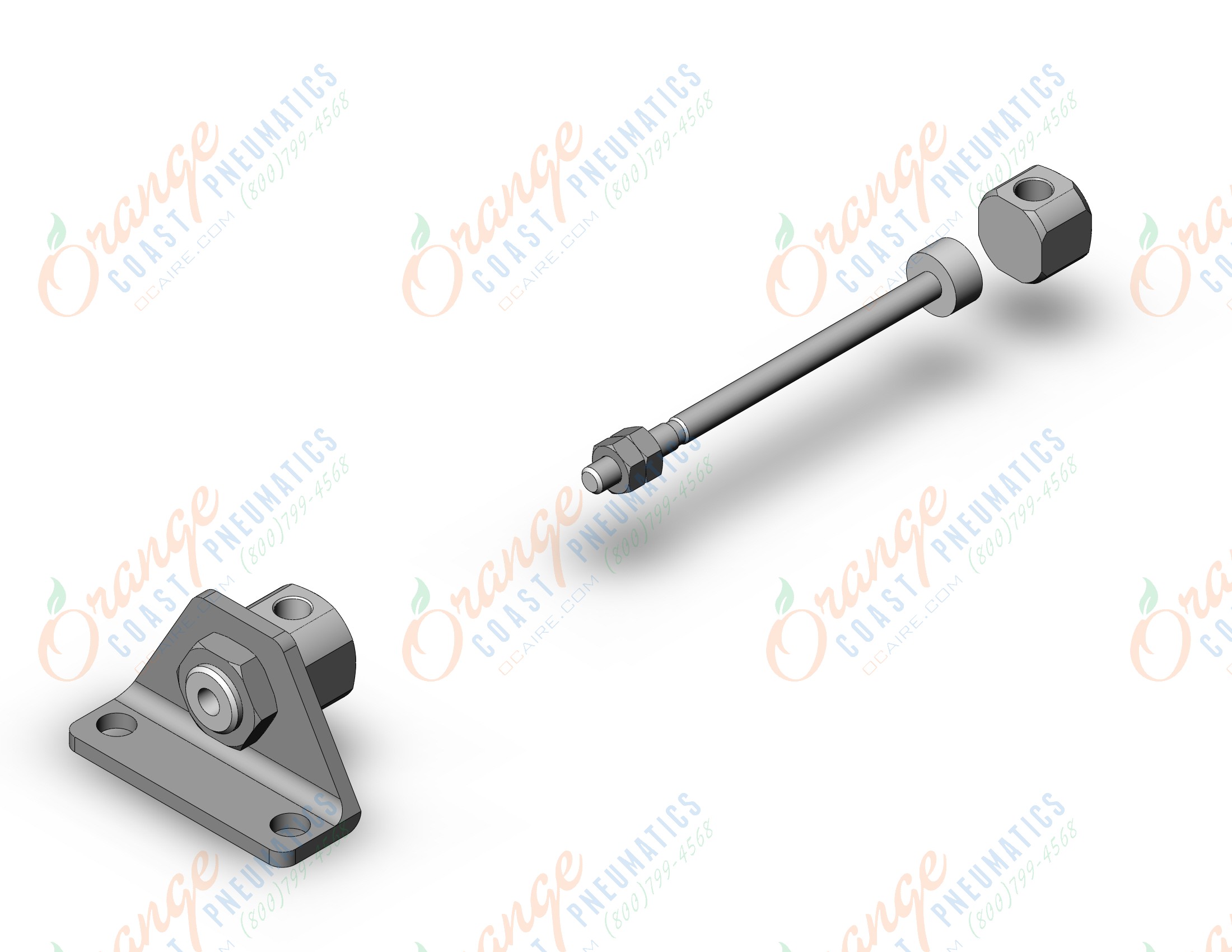 SMC CJ5L10SR-15 cyl, stainless steel, CJ5 STAINLESS STEEL CYLINDER