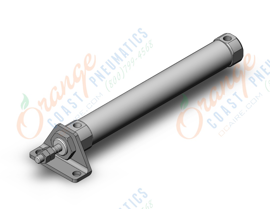 SMC CJ5L16SR-100 cyl, stainless steel, CJ5 STAINLESS STEEL CYLINDER