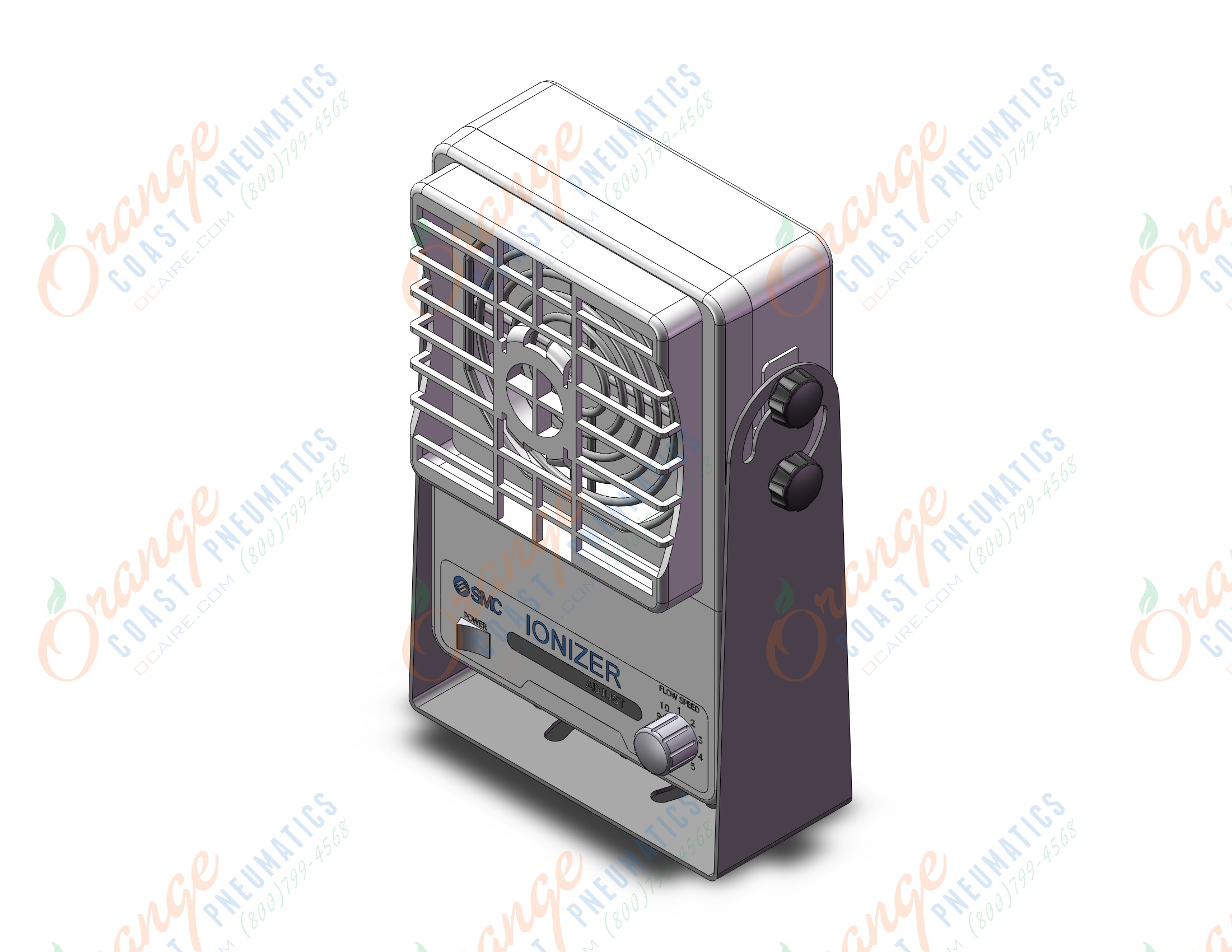 SMC IZF21-P-BW fan type ionizer, IZS/IZF IONIZER