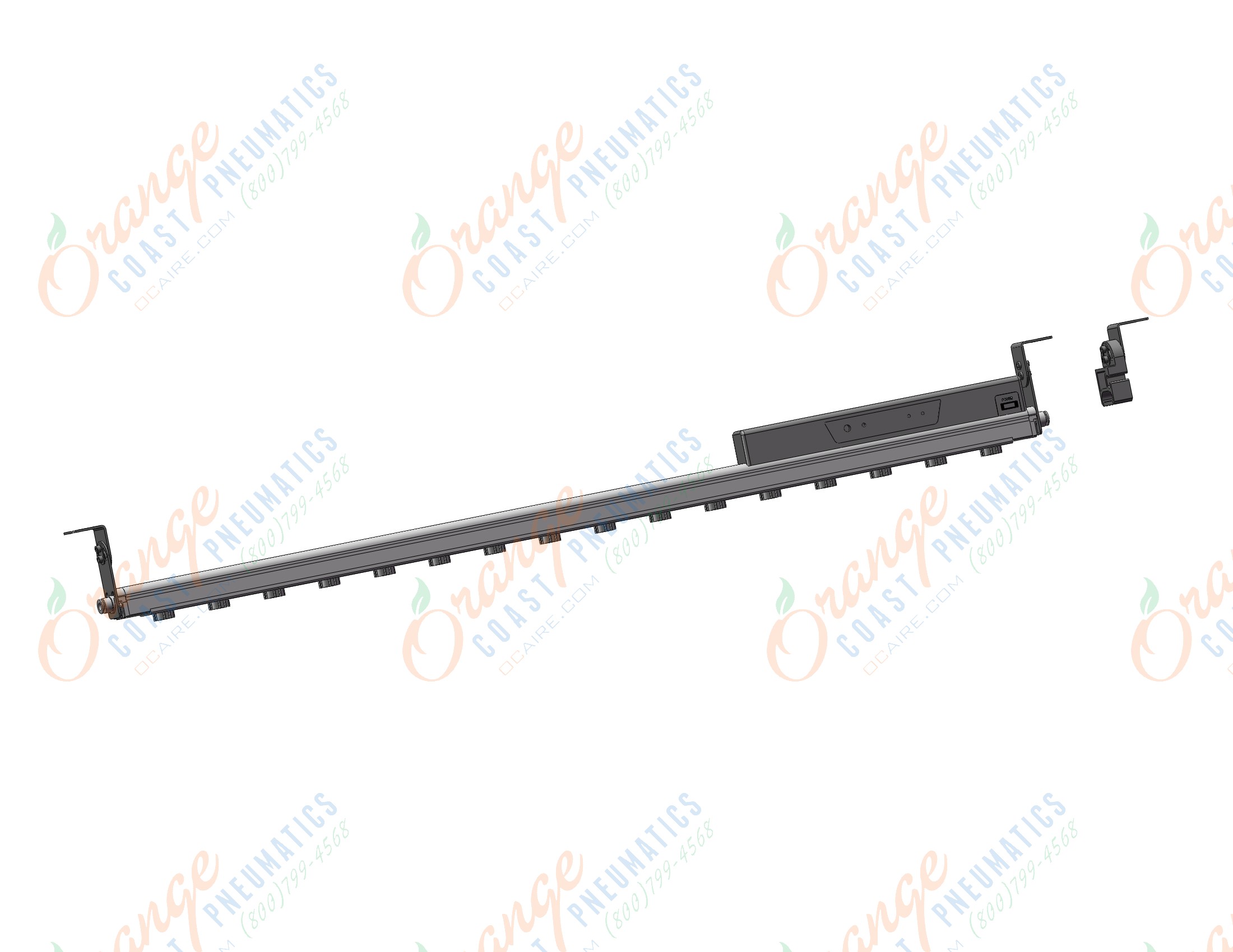 SMC IZS40-1000N-08B-X14 bar type ionizer, npn type, IZS/IZF IONIZER