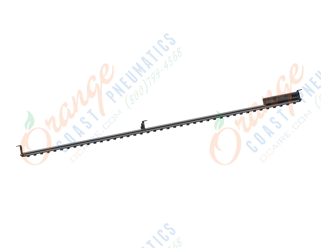 SMC IZS42-2500P-08BG bar type ionizer, pnp type, IZS/IZF IONIZER