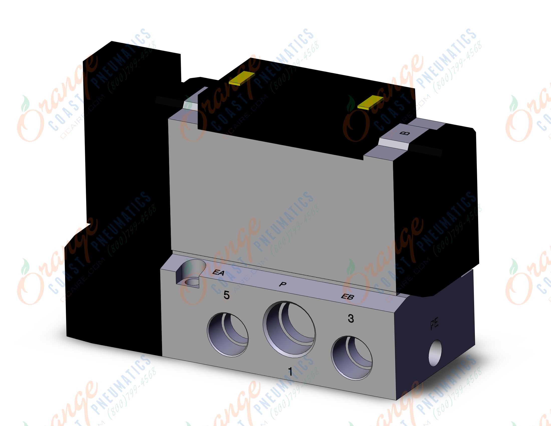SMC VFR4100-3FZ-04N vfr4000 base mt 1/2, VFR4000 SOL VALVE 4/5 PORT