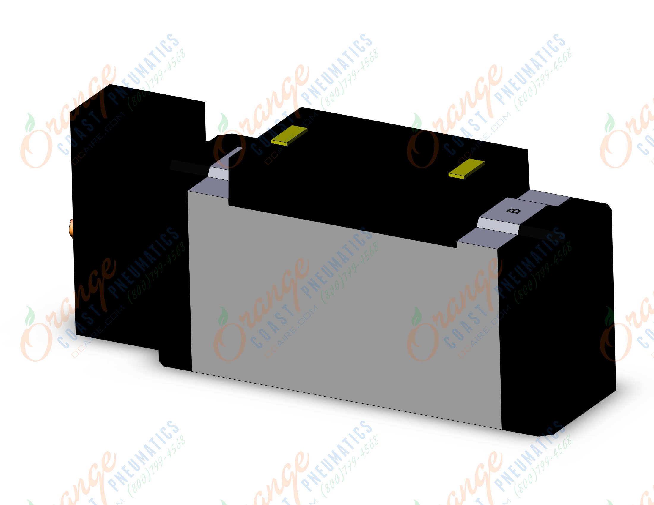 SMC VFR4100-3FZC valve sgl plug-in base mount, VFR4000 SOL VALVE 4/5 PORT