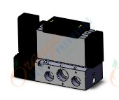 SMC VFR4100R-5FZ-04T valve sgl plug-in base mount, VFR4000 SOL VALVE 4/5 PORT