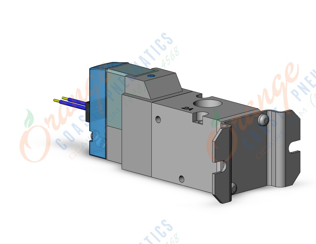 SMC VP342-5G1-02B-F vp3/5/7 body pt 1/4, VP3/5/7 SOL VALVE 3-PORT