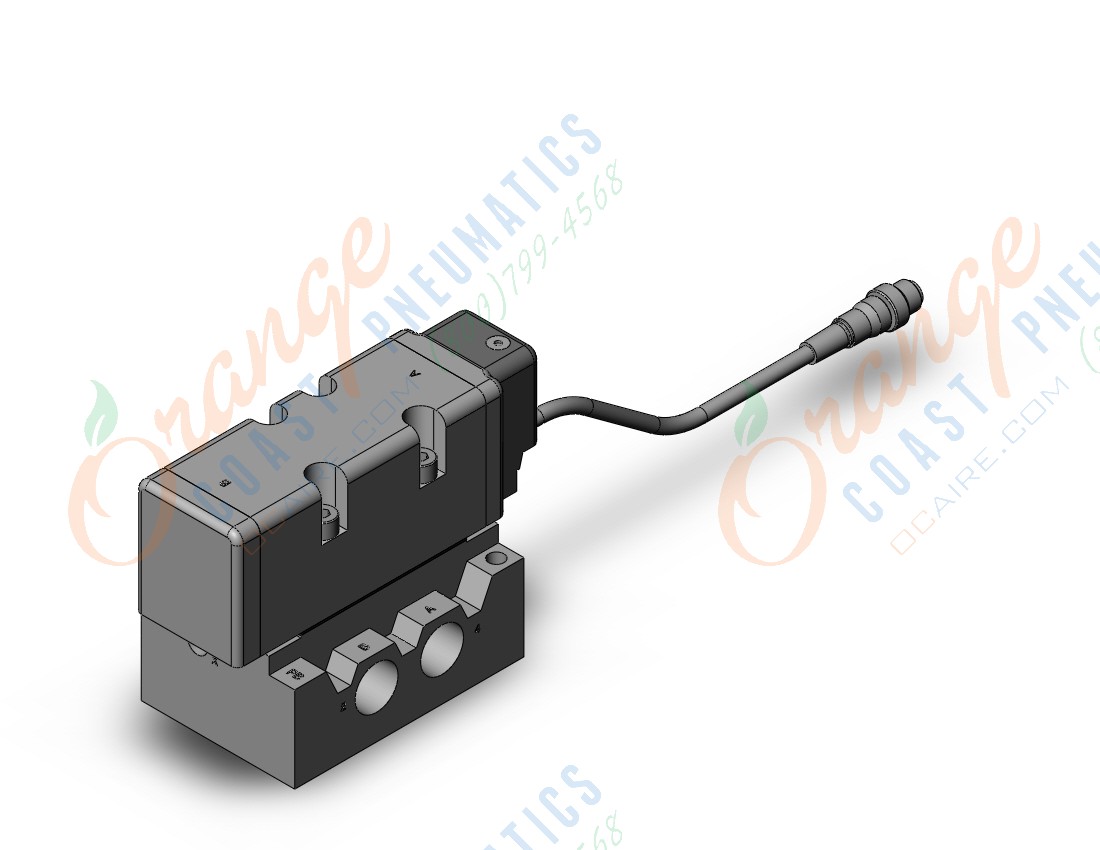 SMC VQ7-8-FG-S-3ZRA04TSC vs7-8 base mt 1/2, VS7-8 SOL VALVE 4/5 PORT