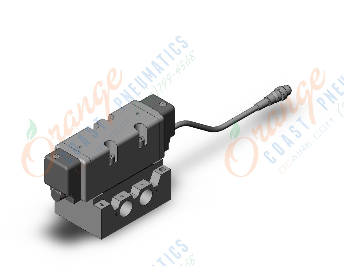 SMC VQ7-8-FHG-D-3ZA04TSC vs7-8 base mt 1/2, VS7-8 SOL VALVE 4/5 PORT