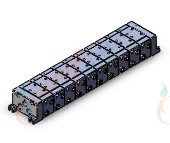 SMC VV7110-C8R-03D manifold assy, VV7* MANIFOLD ISO SERIES