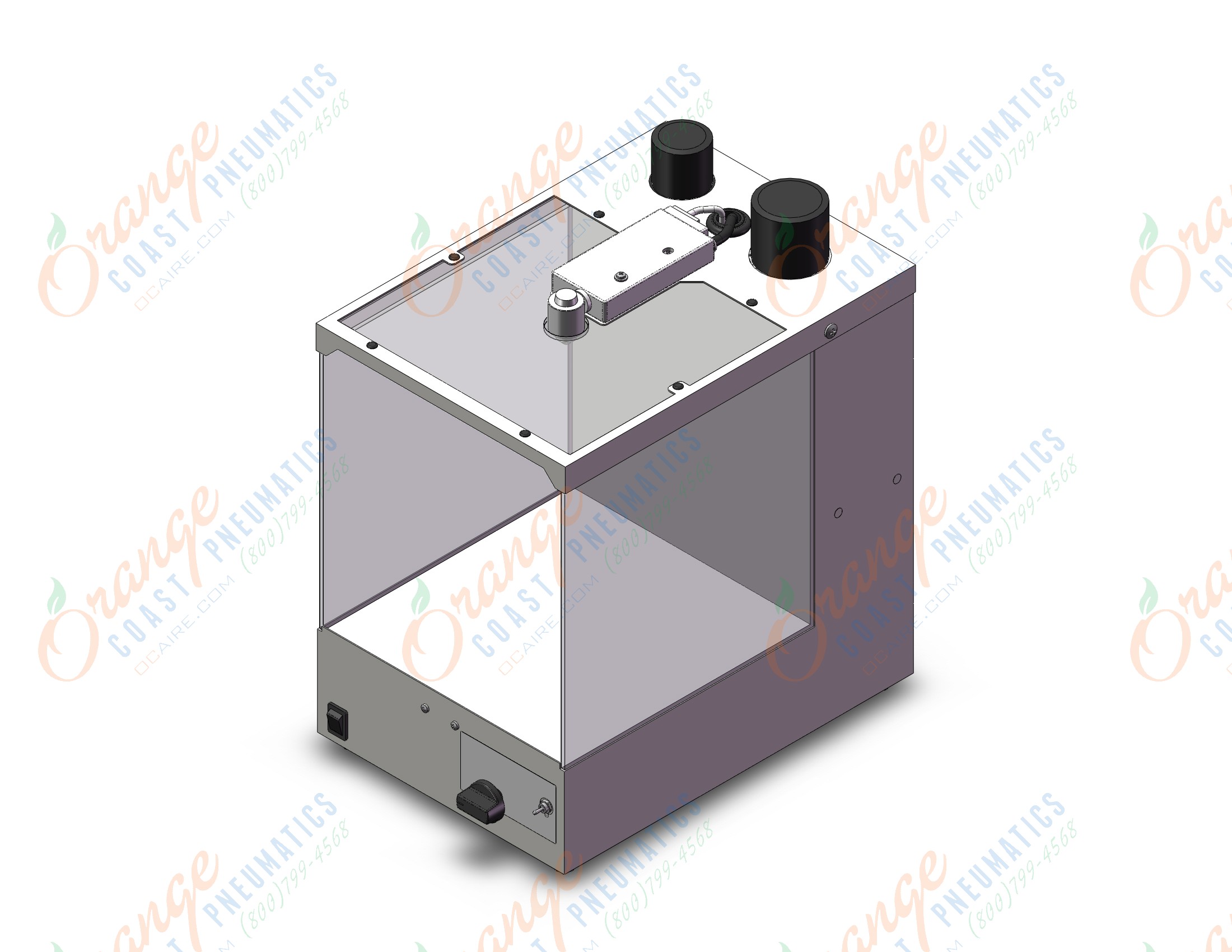 SMC ZVB20-BSA-DPS desktop duster box, IZS/IZF IONIZER
