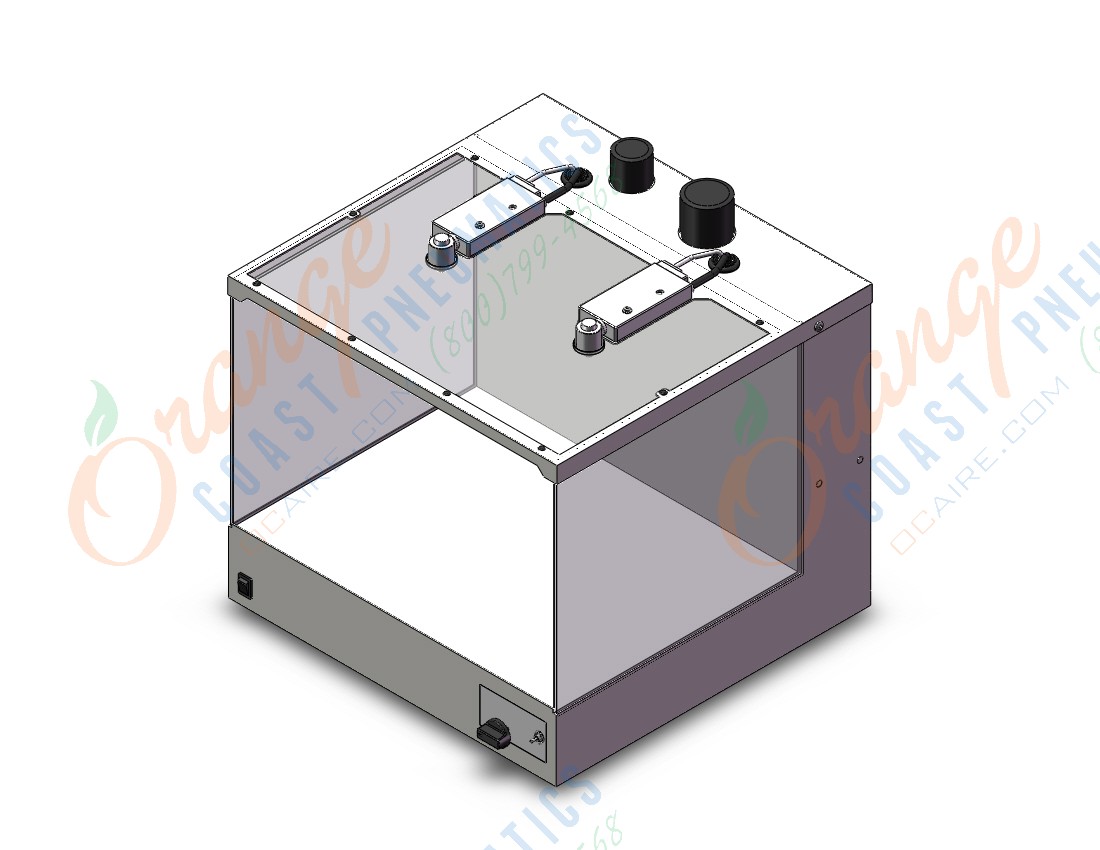 SMC ZVB40-BA-DPS desktop duster box, IZS/IZF IONIZER
