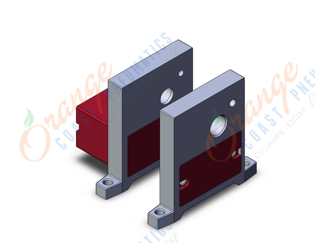 SMC ZZM02-SL-R mfld assy, 2-sta, ZZM MANIFOLD UNIT